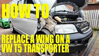 How To replace the wing on VWT5 [upl. by Kravits]