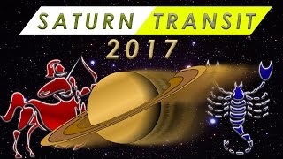 Saturn Transit Sagittarius 2017 [upl. by Anilehs]