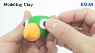 NARA Tutorial MODELING CLAYhow to make PARROT [upl. by Laehpar]