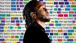 Kendrick Lamar on Wats Wrong  Rhymes Highlighted [upl. by Prudhoe320]