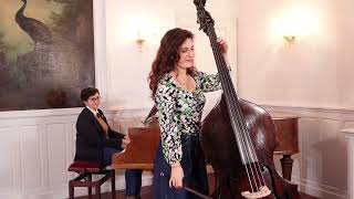 Vivaldi — Sonata No 3 in A minor Mov 1 Played by Lorraine Campet Double Bass [upl. by Eeslehc933]