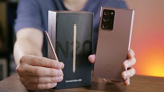 Note 20 Ultra full Mystic Bronze unboxing [upl. by Rehpinnej42]