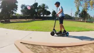 Razor Power Core E100 Electric Scooter Ride Video [upl. by Oulman683]