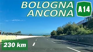 A14  BOLOGNA  ANCONA  Autostrada Adriatica [upl. by Enetsirhc3]