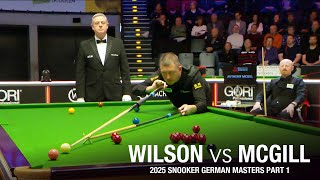 Kyren Wilson Vs Anthony Mcgill 2025 Snooker German Masters Part 1 [upl. by An]