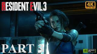 Resident Evil 3 Nemesis Remake  PART 3  PC  4K UHD  60 FPS  RT  RTX 4090  No Commentary [upl. by Ylecara]