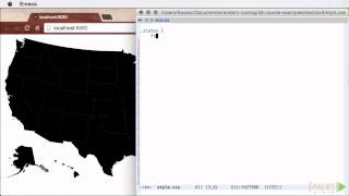 Mastering D3js Tutorial Drawing a Map  packtpubcom [upl. by Felicio]