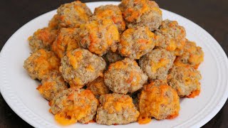 Best Cream Cheese Sausage Balls with Bisquick Easy amp Delicious [upl. by Octavius679]