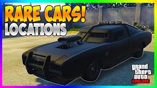 GTA 5  FREE SECRET RARE CARS LOCATIONS IN GTA ONLINE RARE STORABLE CAR SPAWNS GTA 5 Rare Cars [upl. by Veats]