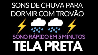 Sons de chuva para dormir com trovão  Barulho de chuva para dormir  relax [upl. by Mars22]