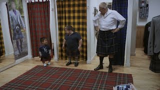 How Will The Klein Men Look In Their CustomTailored Scottish Kilts  The Little Couple [upl. by Eislel]