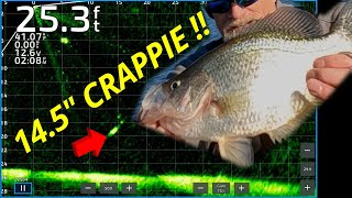 WINTER LIVESCOPE PLUS CRAPPIE FISHING [upl. by Aenej]