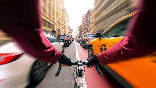 Chill Fixed Gear Ride in NYC  POV Fixed Gear [upl. by Latea546]