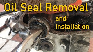 Oil Seal Removal and Installation [upl. by Joana]