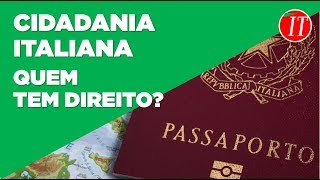 Curso de Cidadania Italiana Quem tem Direito AULA 1 [upl. by Chapell]