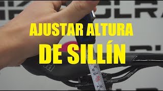 AJUSTAR ALTURA DE SILLÍN  Mecánica bicicleta para Dummies [upl. by Leal377]