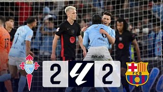 Celta Vigo vs Barcelona 22 La Liga 202425  MATCH REVIEW [upl. by Enyahc520]