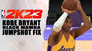 Kobe Bryant Jumpshot Fix NBA2K23 Release [upl. by Llezom]