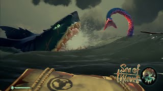 Megalodon VS Kraken  Sea Of Thieves [upl. by Gordan]