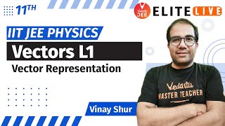 Vectors Class 11  Lecture 1  JEE Mains  JEE Advanced  Vinay Shur Sir  Vedantu [upl. by Man97]