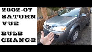 How to change Headlight bulbs in Saturn Vue [upl. by Eppesiug]