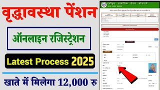 Vridha Pension online kaise kare  Vridha pension online apply 2025  वृद्धा पेंशन योजना ऑनलाइन [upl. by Atterol]