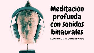 Sonidos Binaurales para MEDITACION PROFUNDA Y SANAR usar audífonos recomendado [upl. by Allister]