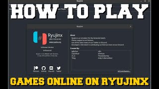 HOW TO PLAY GAM3S ONLINE amp LOCAL MULTIPLAYER ON RYUJINX EMULATOR GUIDE HOW TO USE LDN [upl. by Winthrop]