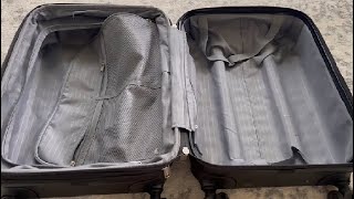 Amazon Basics Expandable Hardside Carry On Luggage 20 Inch Spinner Review [upl. by Charlet]