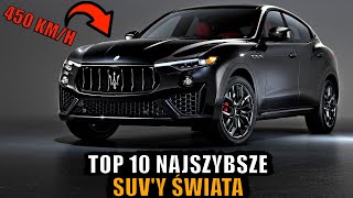 10 NAJSZYBSZYCH SUVów [upl. by Ocsecnarf]