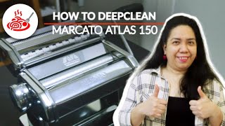 How I DEEPCLEAN My MARCATO ATLAS 150 Pasta Machine l Foodie Avenue [upl. by Freeland732]