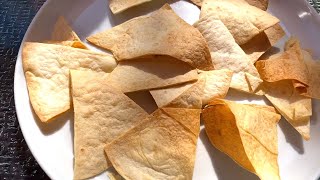 Air Fryer Tortilla Chips Recipe  How To Make Homemade Tortilla Chips In The Air Fryer  So Easy [upl. by Agler403]