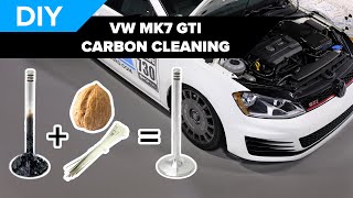 Carbon Cleaning  How to Scrape and Walnut Blast your Intake Valves  MK7 VW GTI [upl. by Cherie314]