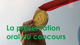 La présentation orale de votre concours [upl. by Bashee289]