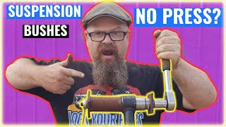 Change Suspension Bushes without a Hydraulic Press [upl. by Norret319]