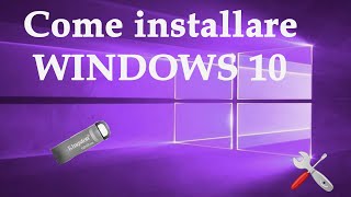 Come installare Windows da Chiavetta USB [upl. by Eirahcaz794]