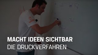 Macht Ideen sichtbar  Teil 02  Die Druckverfahren [upl. by Eniaj]