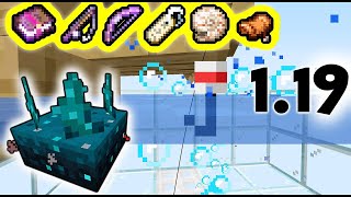 NEW Treasure AFK Fish Farm using Sculk  119121 Minecraft [upl. by Merriott]