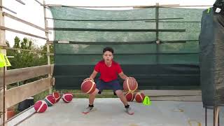 Dribbling with two basketballs drills basketball dribblingskills skills basketballtraining [upl. by Larimer280]