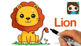 Draw Lion With Number 2222 Simple  How To Draw Lion From Number  Lion Sketch Easy [upl. by Handler]