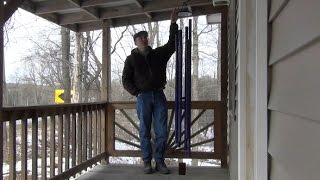 Handmade 7 Foot Anodized Wind chimes [upl. by Adnulahs]