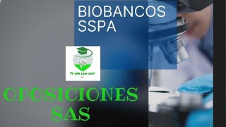 BIOBANCOS Temario especifico OPOSICIONES TCAE Y CELADOR CONDUCTOR SAS [upl. by Horacio]