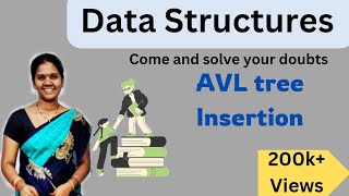 Avl tree insertion  46  Data structures in telugu [upl. by Loma]