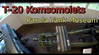 T20 Komsomolets Artillery TractorRussian Armoured Parola Tank Museum [upl. by Nivre]