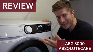 AEG 8000 AbsoluteCare Trockner TR8T70680 Review  Testsieger Stiftung Warentest [upl. by Atenaz247]