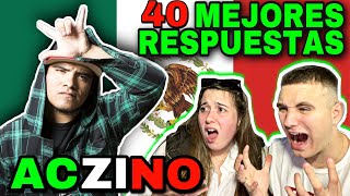 REACCIONANDO a ACZINO 🇲🇽 4O MEJORES RESPUESTAS 🔥 ¿el mejor [upl. by Cousin163]