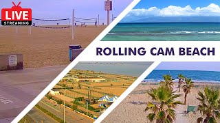 🔴 Rolling Cams Beach  Only Beach Live Cam around the World [upl. by Leahcim]