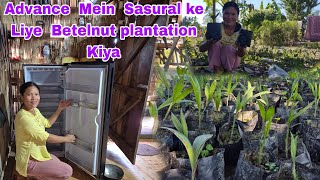 After One year Cleaning Our Fridge Sasural Jane Se Phele supari plantation Kiya  Village Life [upl. by Yrrem813]