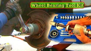 Wheel Bearing Press Tool BGS How to Change Wheel Bearing [upl. by Joacimah]