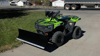 2022 Arctic Cat Alterra 600 ATV with Snow Plow [upl. by Hofstetter]